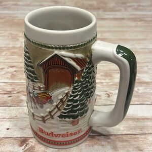 Limited Edition Budweiser Clydesdale Stein Collector’s Series
